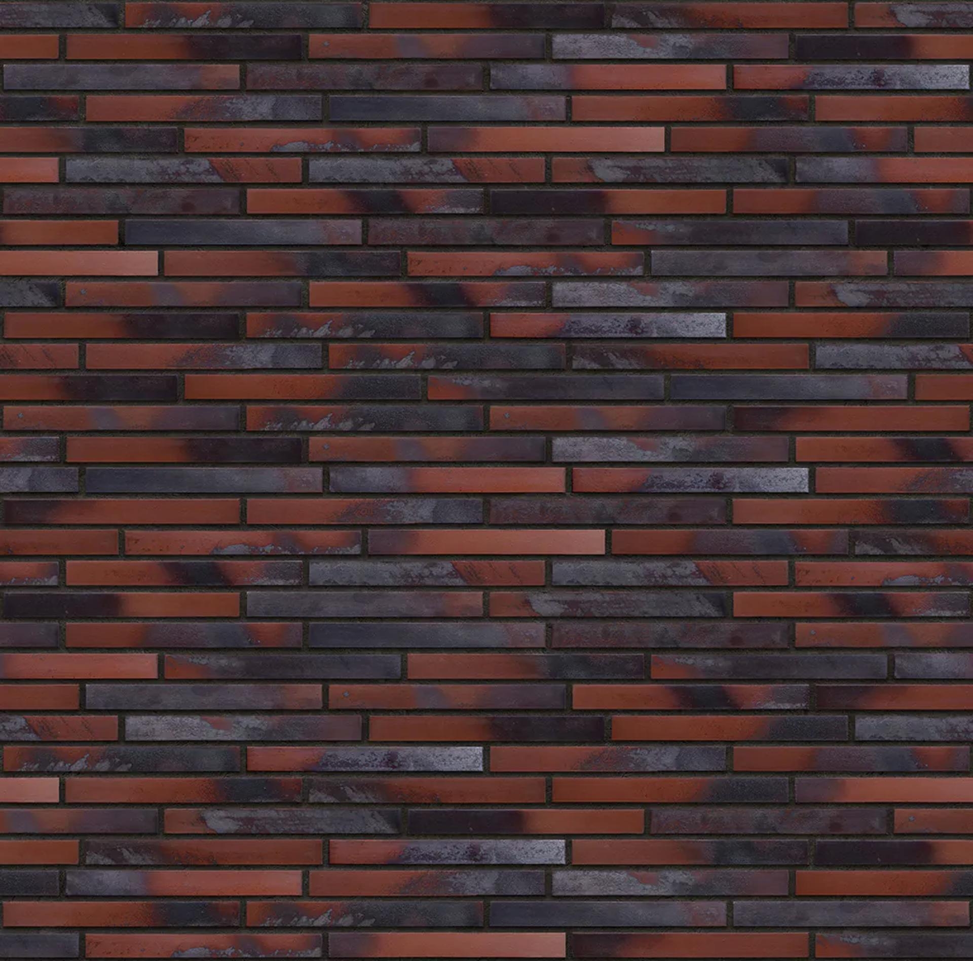 Fuga Dekorativna Cigla Listela Iron clay Antracit
